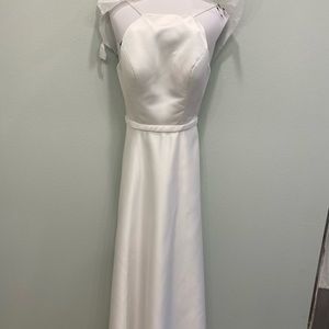 Morilee Madeline Gardner Satin White Dress